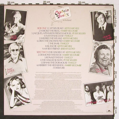 Captain Beaky & his Band - V.A.: Keith Michell... Harry Secombe,16Tr, Polydor(2383 462), UK, 1977 - LP - V5566 - 6,00 Euro
