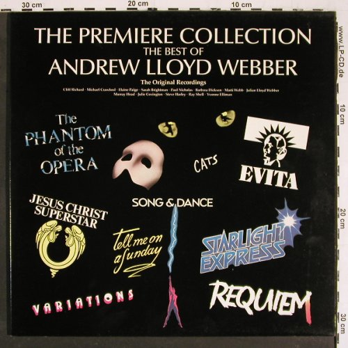 Lloyd Webber,Andrew: The Premier Collection,Best of, Foc, Polydor (ALWTV1), UK, 1988 Typ: LP Best.-Nr.: V5644 Preis: 6,00 Euro
