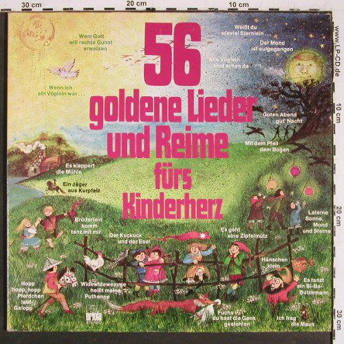 V.A.56 goldene Lieder u.Reime: fürs Kinderherz, Foc, Ariola(27613 XLU), D, 1978 - 2LP - V5650 - 6,00 Euro