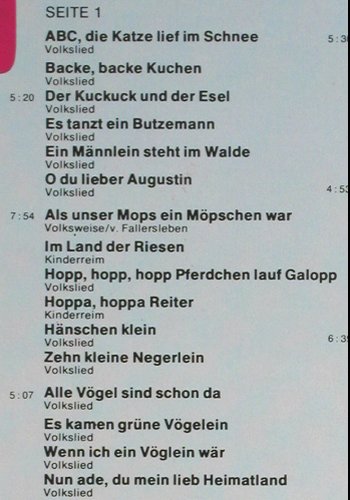 V.A.56 goldene Lieder u.Reime: fürs Kinderherz, Foc, Ariola(27613 XLU), D, 1978 - 2LP - V5650 - 6,00 Euro