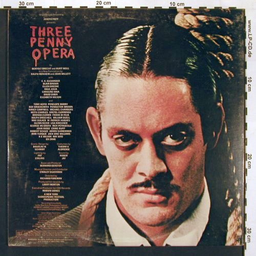 Threepenny Opera, the: Original Cast Rec. New York Shakesp, Columbia (PS 34326), US, Foc, 1976 Typ: LP Best.-Nr.: V5711 Preis: 9,00 Euro