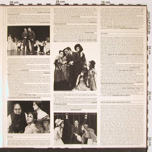 Threepenny Opera, the: Original Cast Rec. New York Shakesp, Columbia (PS 34326), US, Foc, 1976 Typ: LP Best.-Nr.: V5711 Preis: 9,00 Euro