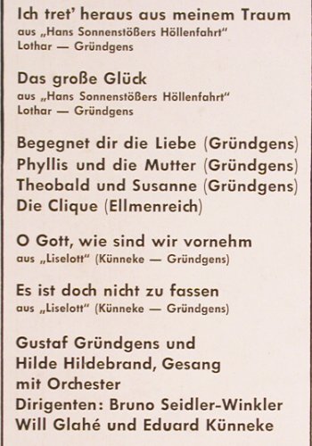 Gründgens,Gustaf: Ein Porträt, m-/vg+, Electrola(83 566), D,  - LP - V5786 - 5,00 Euro