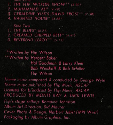 Flip Wilson Show: Flip guest David Foster,Foc,vg+/vg+, Little David(LD-2000), US, co, 1970 - LP - V5801 - 5,00 Euro