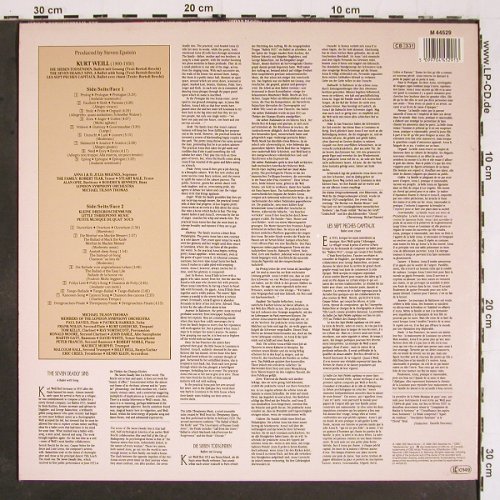 The Seven Deadly Sins, Brecht/Weill: Julia Migenes, London Sym.Orch., CBS (MA 44529), NL, m-/vg+, 1988 Typ: LP Best.-Nr.: V5816 Preis: 6,00 Euro