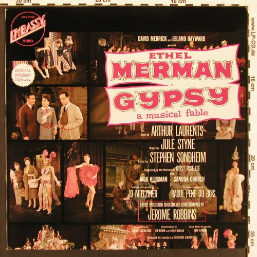 Gypsy - Ethel Merman: Original Cast rec. A Musikal  Fable, Embassy(EMB 31025), D, Ri, 1973 - LP - V5822 - 6,00 Euro