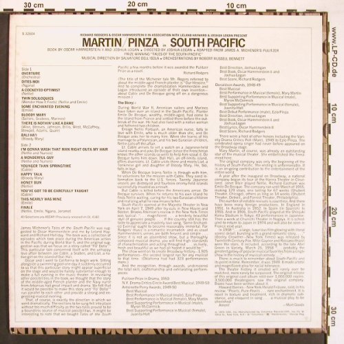 South Pacific: Mary Martin, Ezio Pinza,Broadw.Cast, Columbia (S 32604), US, Ri, 1973 Typ: LP Best.-Nr.: V5876 Preis: 6,00 Euro