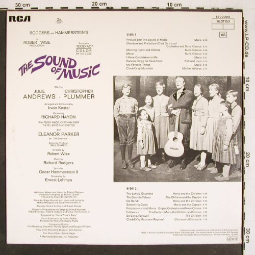 Sound of Musik: Soundtrack, Rodgers, Hammerstein, RCA (26.21153), D, Ri Typ: LP Best.-Nr.: V5890 Preis: 6,00 Euro