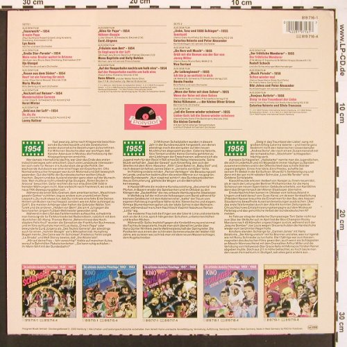 V.A.Kino-Schlager-Schöne Stunden: 1954-1956, Lys Assia... C.Valente, Polydor (819 716-1), D Typ: LP Best.-Nr.: V6077 Preis: 6,00 Euro.