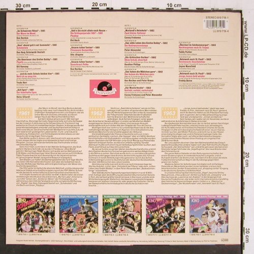 V.A.Kino-Schlager-Schöne Stunden: 1961-1963, Gus Backus.. Freddy, Polydor (819 719-1), D Typ: LP Best.-Nr.: V6080 Preis: 6,00 Euro.