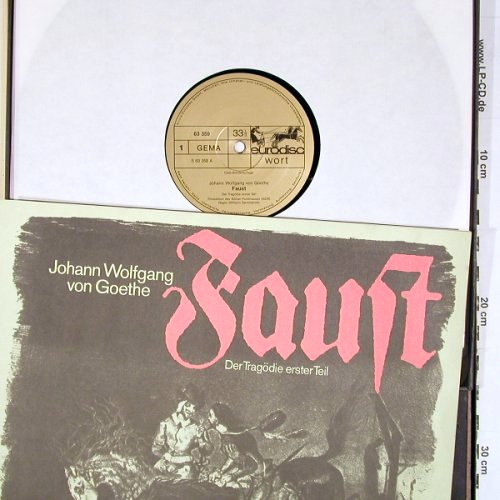 Faust - Goethe: Der Tragödie erster Teil, Box, Eurodisc Club-Sonderaufl(S 63 358), D, m /vg+,  - 3LP - V6175 - 9,00 Euro