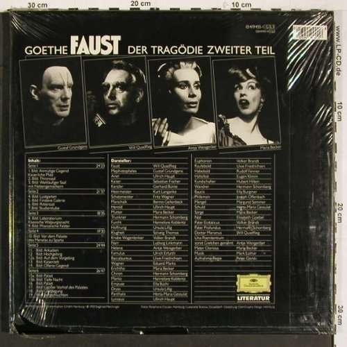 Faust - Goethe: Der Tragödie Zweiter Teil (1964), D.Gr. Literatur, Ri (419 455-1), D, FS-New Typ: 3LP Best.-Nr.: V6293 Preis: 17,50 Euro.