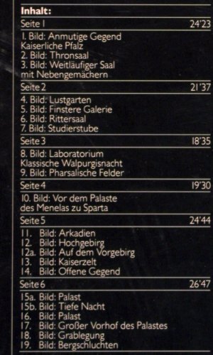 Faust - Goethe: Der Tragödie Zweiter Teil (1964), D.Gr. Literatur, Ri (419 455-1), D, FS-New Typ: 3LP Best.-Nr.: V6293 Preis: 17,50 Euro.