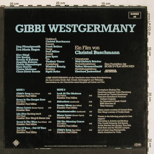 Gibbi Westgermany: Paul Millns, Bino...(Musik,Dialoge), Telefunken (6.24323 AS), D, 1980 Typ: LP Best.-Nr.: V6365 Preis: 7,50 Euro.