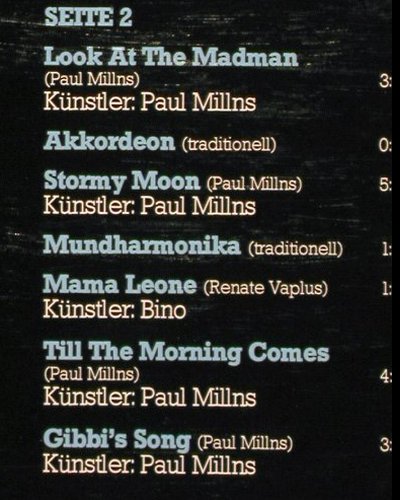 Gibbi Westgermany: Paul Millns, Bino...(Musik,Dialoge), Telefunken (6.24323 AS), D, 1980 Typ: LP Best.-Nr.: V6365 Preis: 7,50 Euro.