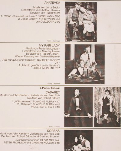 V.A.10 Jahre Musical: im Theater an der Wien, Foc, Preiser (SPR 9811/12), A Typ: 2LP Best.-Nr.: V6420 Preis: 7,50 Euro.