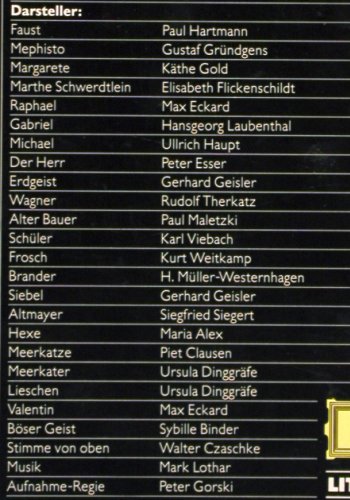 Faust - Goethe: Der Tragödie erster Teil, Box, D.Gr. (415 706-1), D Typ: 3LP Best.-Nr.: V6504 Preis: 12,50 Euro.