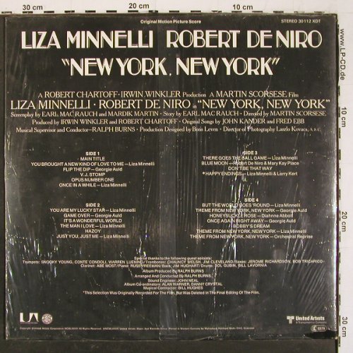 New York, New York: Liza Minelli,Robert De Niro, Foc, UA, sealed (30112 XDT), D, FS-New, 1977 Typ: 2LP Best.-Nr.: V6583 Preis: 12,50 Euro.