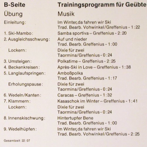 Tele-Skigymnastik: mit M.Vorderw&uuml;lbecke, spoken+music, Ariola(86 375 IW), D, Foc,  - LP - V6690 - 6,00 Euro