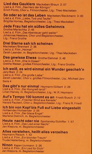 V.A.Die gro&szlig;en Film-Schlager: 3.Folge,Albers,Weiser,R&ouml;ck..30-40, Ariola(86 973 XBT), D, Foc,  - 2LP - V7037 - 9,00 Euro