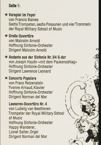 Hoffnung (Gerard): Als die Philharmoniker verr&uuml;ckt..., H&ouml;rZu (SHZE 803 BL), D Typ: LP Best.-Nr.: V7217 Preis: 5,00 Euro.