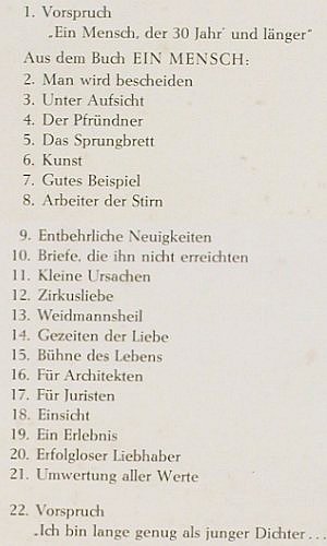 Roth,Eugen: Eine Stunde,heiter und besinnlich, Telefunken (TSC 13 406), D, vg+&sol;vg+ Typ: LP Best.-Nr.: V7223 Preis: 5,00 Euro.