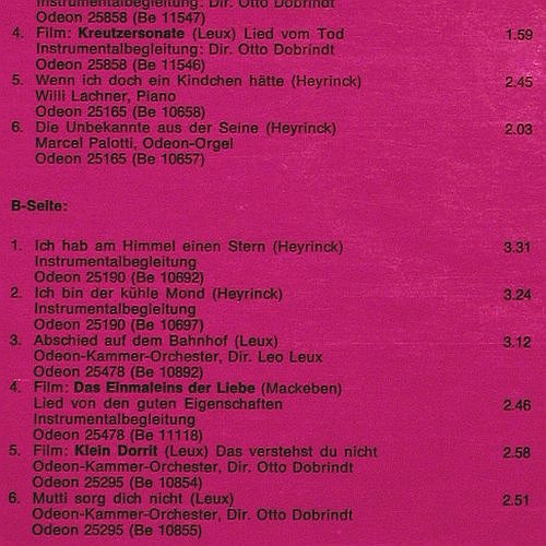 K&ouml;rber,Hilde: Discophilia-Serie, Discophilia (UG-K-1), D Typ: LP Best.-Nr.: V7225 Preis: 7,50 Euro.