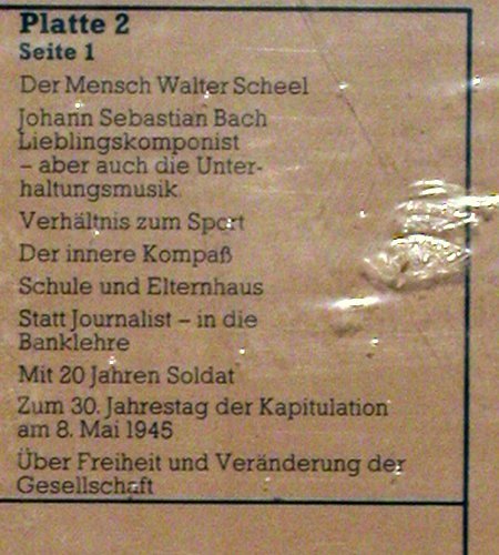 Scheel,Walter: Same, Box, FS-New, sealed, EMI (C 188-31 666&sol;67), D Typ: 2LP Best.-Nr.: V7469 Preis: 12,50 Euro.