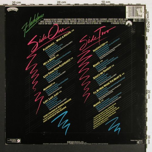 Flashdance: Original Soundtrack, 10 Tr., Casablanca(811 492-1), D, 1983 - LP - V7507 - 5,00 Euro