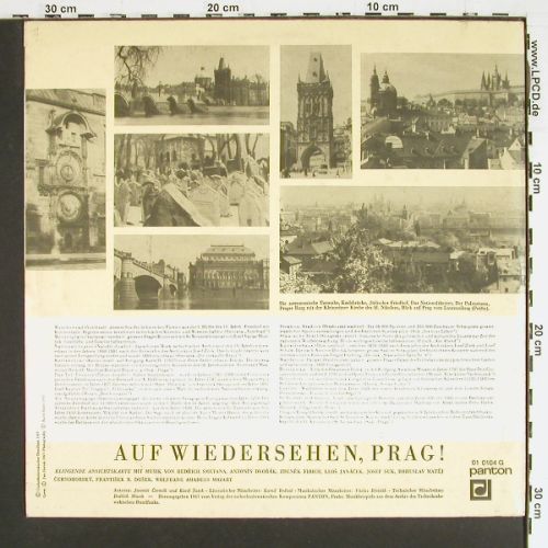 V.A.Praga Bohemiae Metropolis: Auf Wiedersehen Prag, Panton(01 0104 G), CSSR, 1967 - LP - V7562 - 5,00 Euro