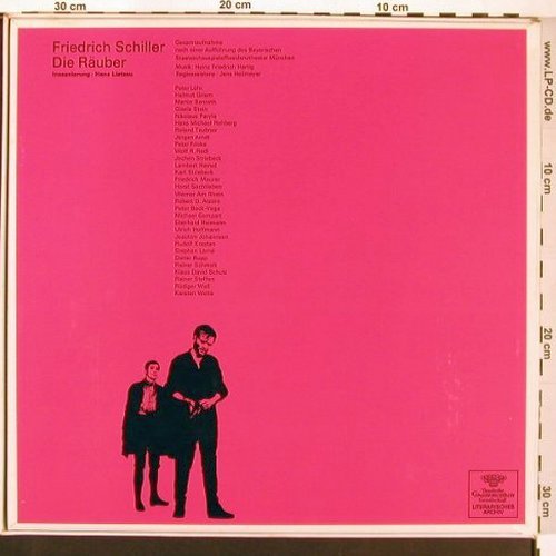 Die Räuber - FriedrichSchiller: Inszenierung Hans Lietzau, D.Gr.(643 559/61), D,m /vg+, 1969 - 3LP - X9564 - 15,00 Euro