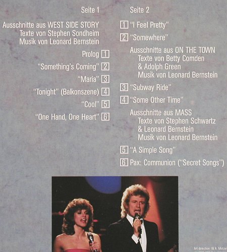 Hofmann,Peter & Deborah Sasson: Bernstein On Broadway, CBS (CL 41 247 8), NL, DSC, 1985 Typ: LP Best.-Nr.: Y1287 Preis: 6,00 Euro.