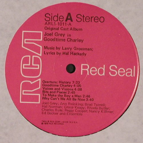 Goodtime Charley: Joel Grey u.a., Orig. Broadway Cast, RCA (ARL1-1011), US, 1975 Typ: LP Best.-Nr.: Y284 Preis: 7,50 Euro.