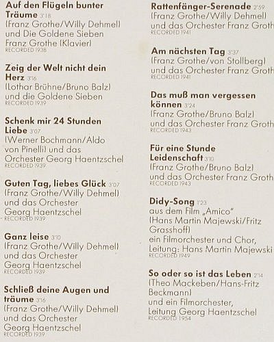 Heiberg,Kirsten: Filmlieder & Chansons,Foc (1938-54), Odeon (178-31763&sol;64), D, 1977 Typ: 2LP Best.-Nr.: Y383 Preis: 7,50 Euro.