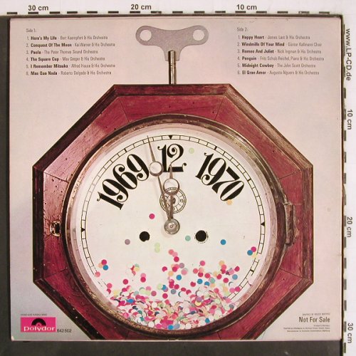 V.A.Happy New Year: Bert Kaempfert... Augusto Alguero, Polydor,12Tr. (642 502), D,Promo, 1969 Typ: LP Best.-Nr.: V3728 Preis: 5,00 Euro