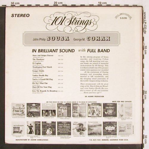 101 Strings: All Time Hits Marches,Yankee Doodle, 101 Strings(S-5195), US,  - LP - V4008 - 7,50 Euro