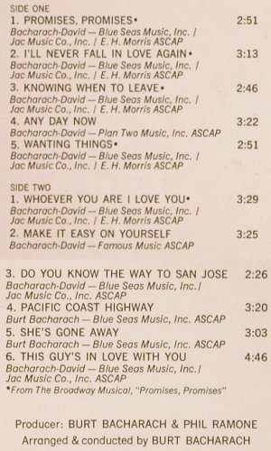 Bacharach,Burt & Phil Ramone: Make It Easy On Yourself, vg+/m-, AM(212 069), D, 1969 - LP - V4188 - 7,50 Euro