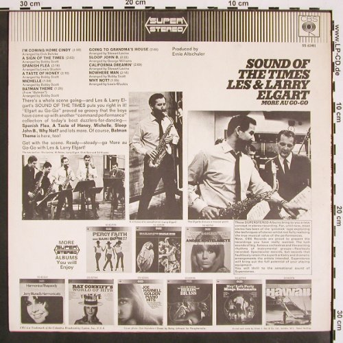 Elgart,Les & Larry: Sound of the Times, CBS(S 62 401), D, 1967 - LP - V4259 - 9,00 Euro