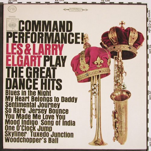 Elgart,Les & Larry: Command Performance!, CBS/Columbia(CS 9021), US, 1964 - LP - V4260 - 12,50 Euro