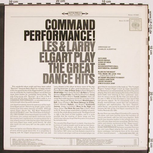 Elgart,Les & Larry: Command Performance!, CBS/Columbia(CS 9021), US, 1964 - LP - V4260 - 12,50 Euro