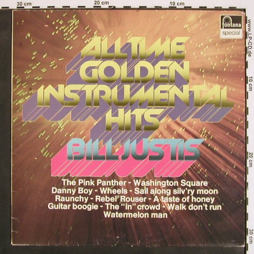 Justis,Bill: All Time Golden Instrumental  Hits, Fontana(6430 123), S, 1977 - LP - V4367 - 6,00 Euro