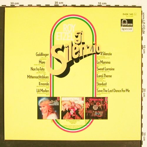 Etzel,Roy: Il Silenzio, Fontana (6434 145), D Typ: LP Best.-Nr.: V4989 Preis: 6,00 Euro