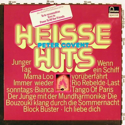 Covent,Peter: Heisse Hits (1973), Fontana (6434 157), D Typ: LP Best.-Nr.: V5170 Preis: 6,00 Euro