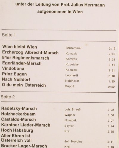 Hoch- und Deutschmeister: Leitung v.Prof.Julius Herrmann, Europa(E 380), D, 1973 - LP - V5201 - 6,00 Euro
