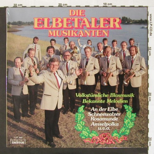 Elbetaler Musikanten: Volkstümliche Blasmusik, FS-New, Ebeston (E-ST 8601), D, sealed, 1986 Typ: LP Best.-Nr.: V5239 Preis: 7,50 Euro