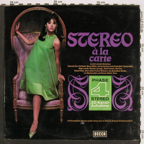 V.A.Stereo a' la carte: Phase 4 Stereo 20-Kanal-Aufnahme, Decca (S 16800-P), D, 1968 Typ: LP Best.-Nr.: V5261 Preis: 6,00 Euro