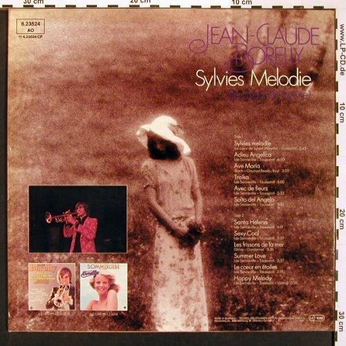 Borelly,Jean-Claude: Sylvies Melodie, Telefunken(6.23524 AO), D, 1978 - LP - V5327 - 7,50 Euro