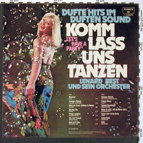 Best,Lenard & Sein Orch.: Komm lass uns Tanzen, Telefunken(6.22479 AO), D, 1976 - LP - V5328 - 6,00 Euro