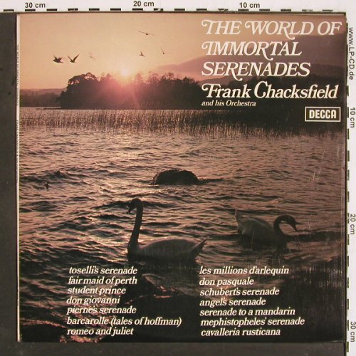 Chacksfield,Frank & his Orch.: The World Of Immortal Serenades '58, Decca(SPA 298), UK, Ri, 1973 - LP - V5359 - 7,50 Euro