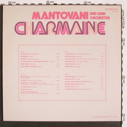 Mantovani & His Orchestra: Charmaine, Foc, Decca(DS 3224/1-2), D, 1973 - 2LP - V5445 - 9,00 Euro